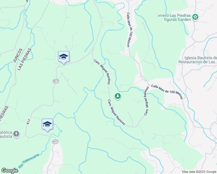 map of restaurants, bars, coffee shops, grocery stores, and more near Camino Miguel Ramírez in Montones