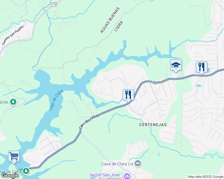 map of restaurants, bars, coffee shops, grocery stores, and more near in Bayamón
