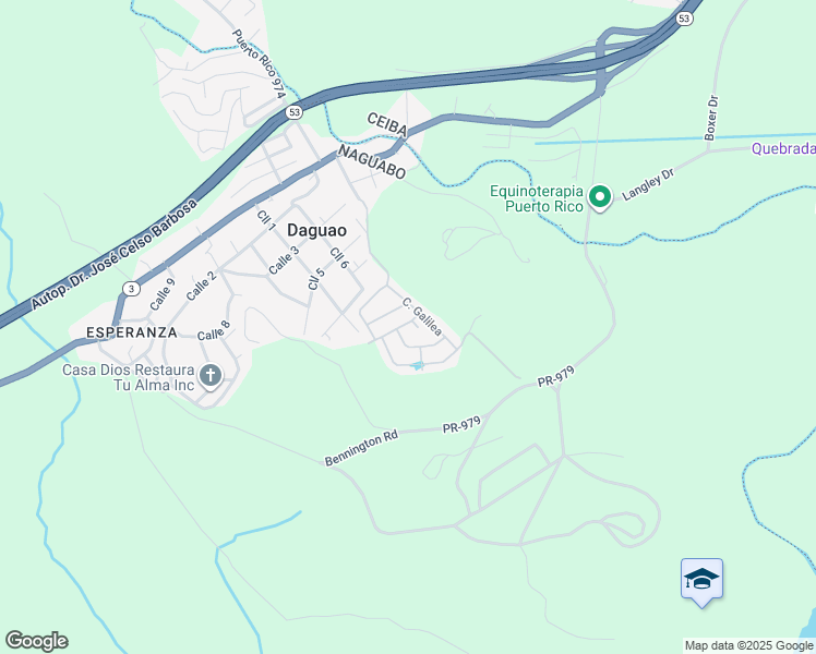 map of restaurants, bars, coffee shops, grocery stores, and more near in Ceiba