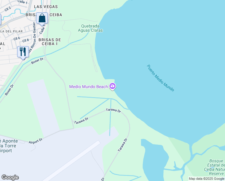 map of restaurants, bars, coffee shops, grocery stores, and more near in 