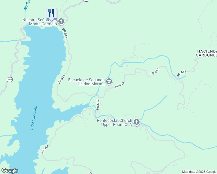 map of restaurants, bars, coffee shops, grocery stores, and more near in Jayuya