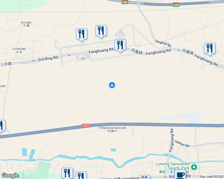 map of restaurants, bars, coffee shops, grocery stores, and more near in San Ya Shi