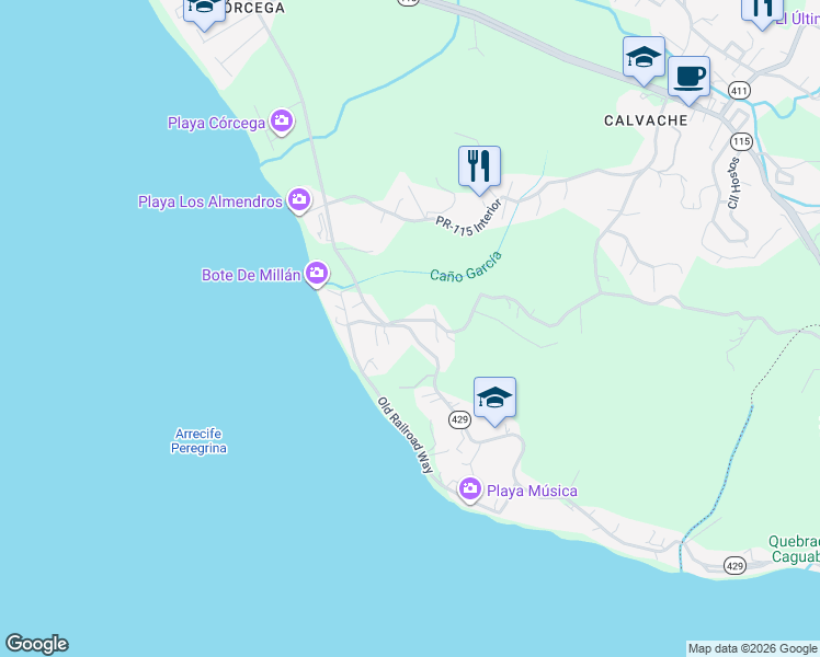 map of restaurants, bars, coffee shops, grocery stores, and more near in 
