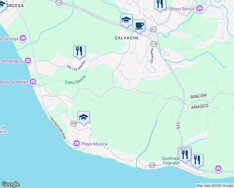 map of restaurants, bars, coffee shops, grocery stores, and more near in Barrero