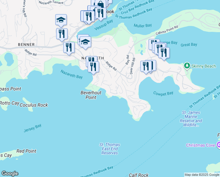 map of restaurants, bars, coffee shops, grocery stores, and more near in Estate Bovoni