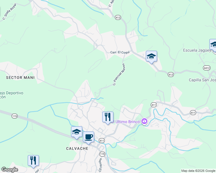 map of restaurants, bars, coffee shops, grocery stores, and more near in 