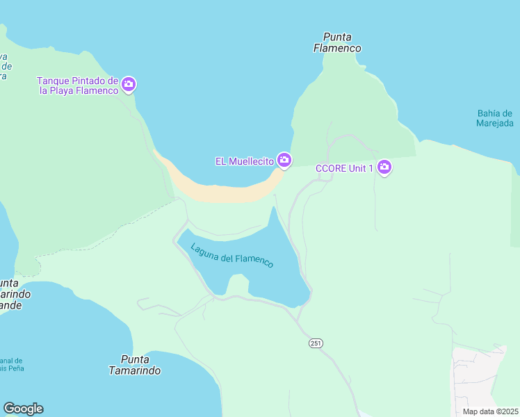 map of restaurants, bars, coffee shops, grocery stores, and more near Calle Salisberry in Culebra
