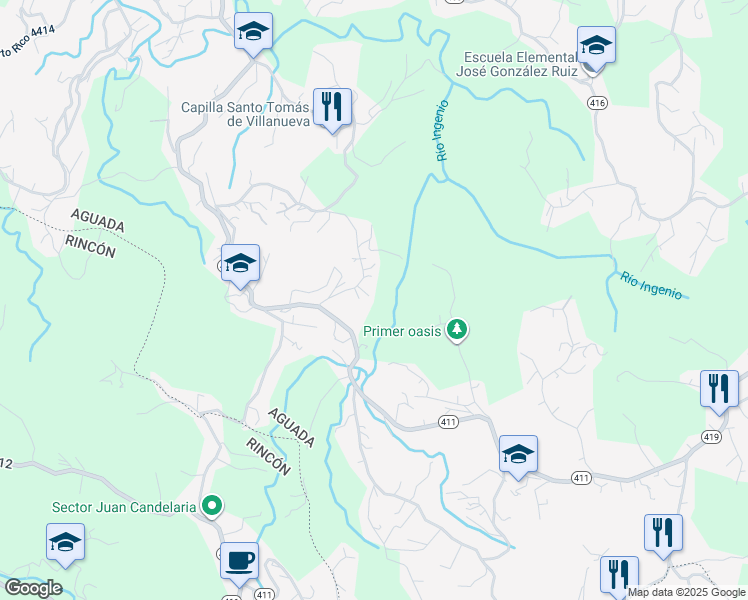 map of restaurants, bars, coffee shops, grocery stores, and more near in Atalaya