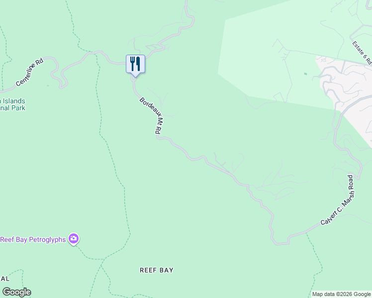 map of restaurants, bars, coffee shops, grocery stores, and more near in Coral Bay