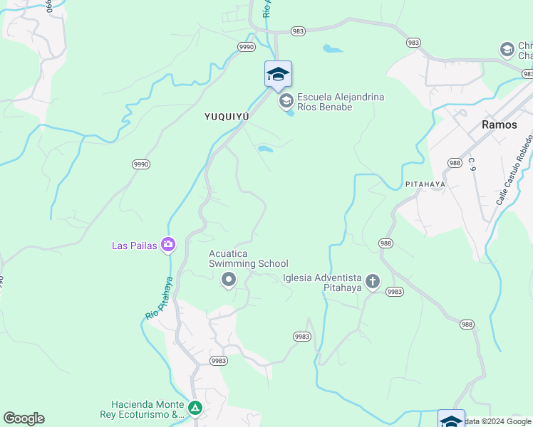 map of restaurants, bars, coffee shops, grocery stores, and more near Unnamed Road in Luquillo