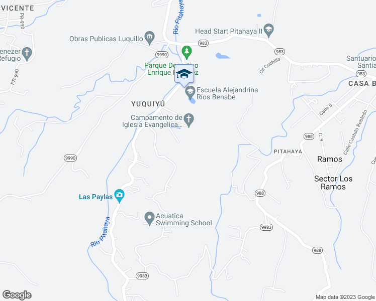 map of restaurants, bars, coffee shops, grocery stores, and more near in Luquillo