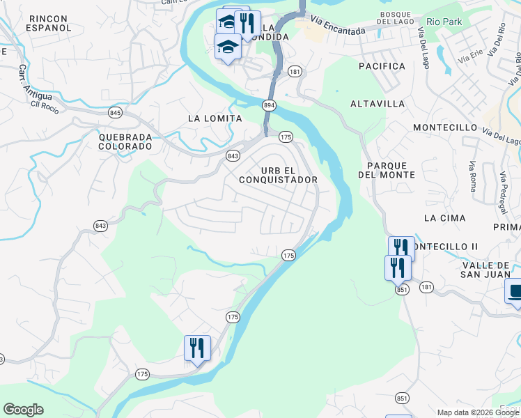 map of restaurants, bars, coffee shops, grocery stores, and more near in 