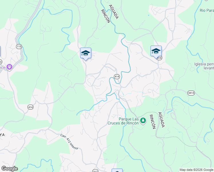 map of restaurants, bars, coffee shops, grocery stores, and more near in Rincon