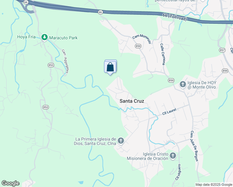 map of restaurants, bars, coffee shops, grocery stores, and more near Carr Jobo in Carolina