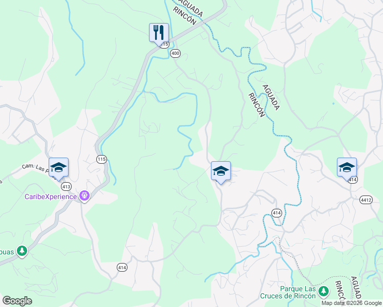 map of restaurants, bars, coffee shops, grocery stores, and more near in Rincon