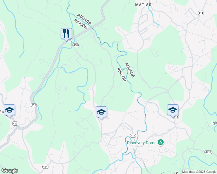 map of restaurants, bars, coffee shops, grocery stores, and more near in Rincon