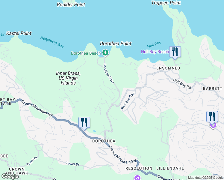 map of restaurants, bars, coffee shops, grocery stores, and more near Kanal Gut Gade in Northside