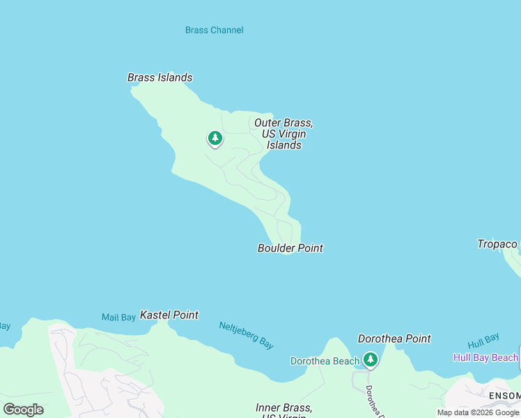 map of restaurants, bars, coffee shops, grocery stores, and more near in Charlotte Amalie West