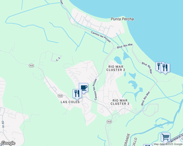 map of restaurants, bars, coffee shops, grocery stores, and more near in 