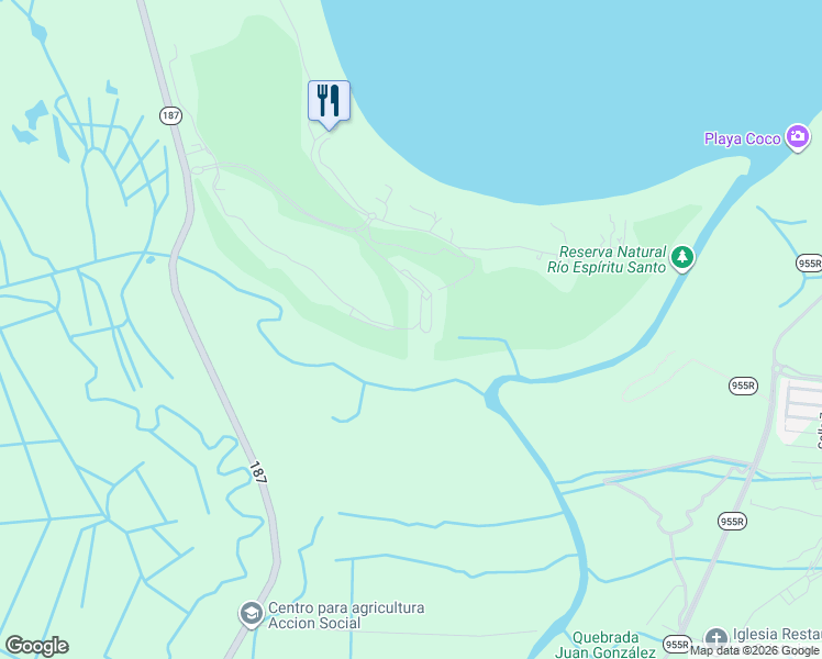 map of restaurants, bars, coffee shops, grocery stores, and more near in Herreras