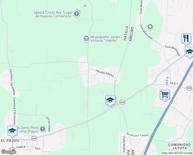 map of restaurants, bars, coffee shops, grocery stores, and more near in Rafael González