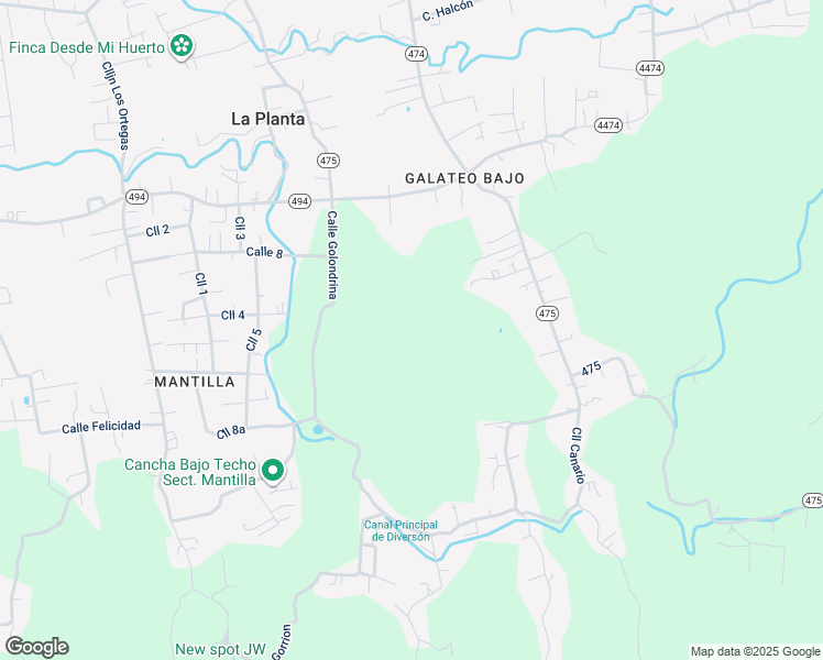 map of restaurants, bars, coffee shops, grocery stores, and more near Calle Los Nietos in Isabela