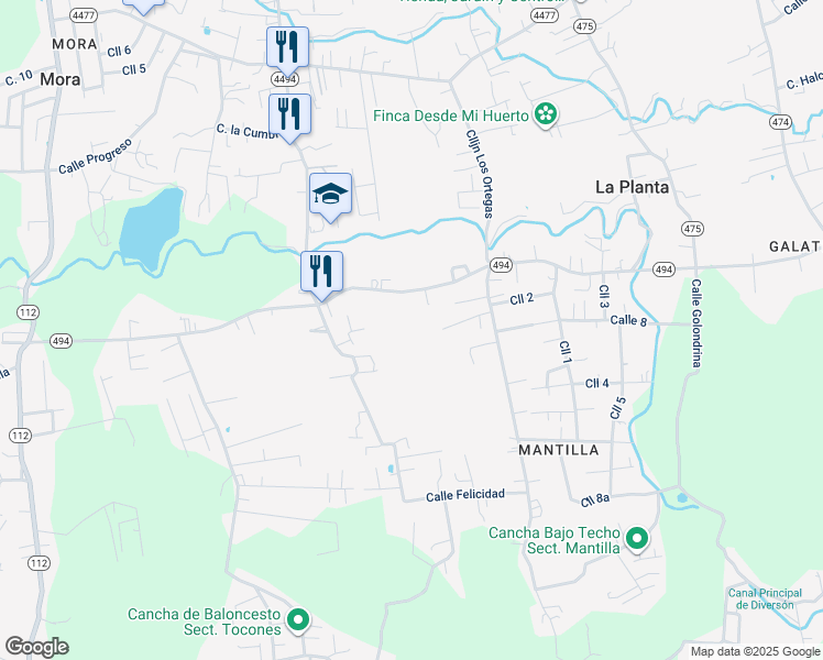 map of restaurants, bars, coffee shops, grocery stores, and more near PR-494 in Isabela