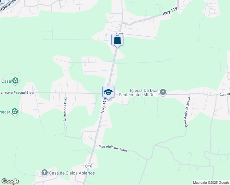 map of restaurants, bars, coffee shops, grocery stores, and more near in 