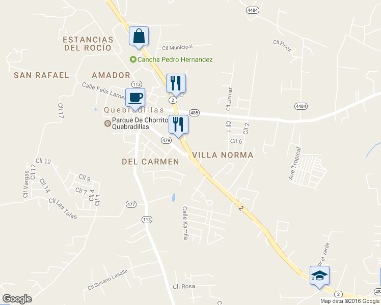 map of restaurants, bars, coffee shops, grocery stores, and more near in 