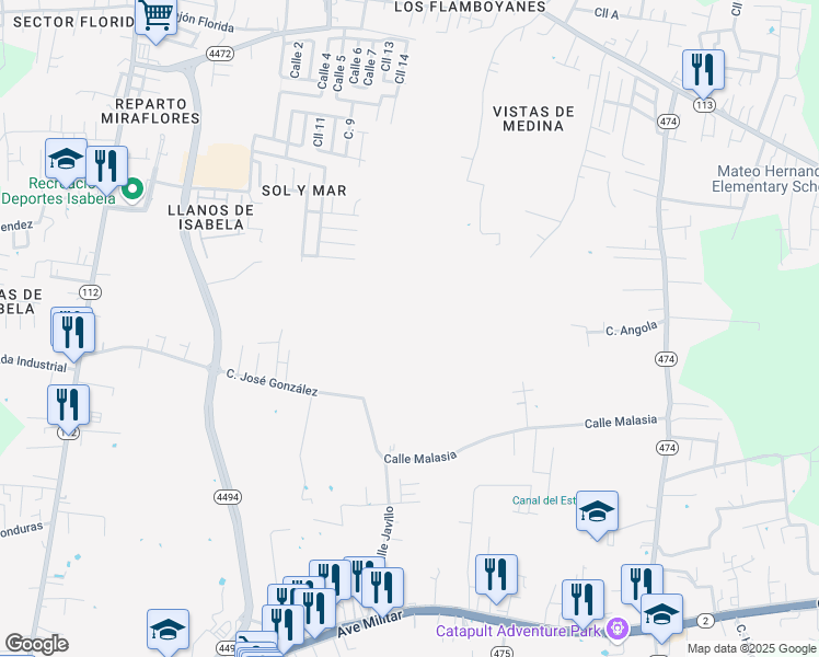 map of restaurants, bars, coffee shops, grocery stores, and more near in Mora