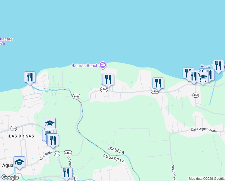 map of restaurants, bars, coffee shops, grocery stores, and more near in Bajura