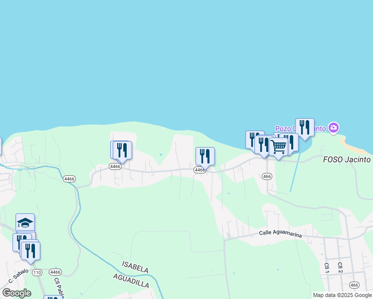 map of restaurants, bars, coffee shops, grocery stores, and more near in Bo. Bajuras, Isabela