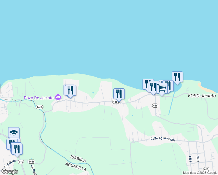 map of restaurants, bars, coffee shops, grocery stores, and more near in Bo. Bajuras, Isabela