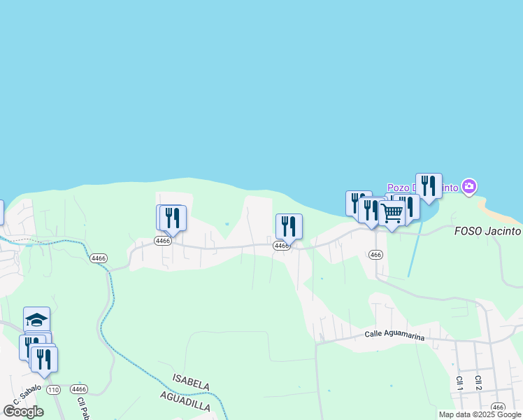 map of restaurants, bars, coffee shops, grocery stores, and more near in Bo. Bajuras, Isabela