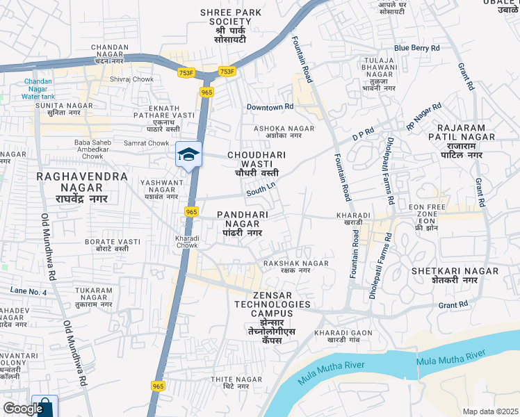 map of restaurants, bars, coffee shops, grocery stores, and more near in Pune