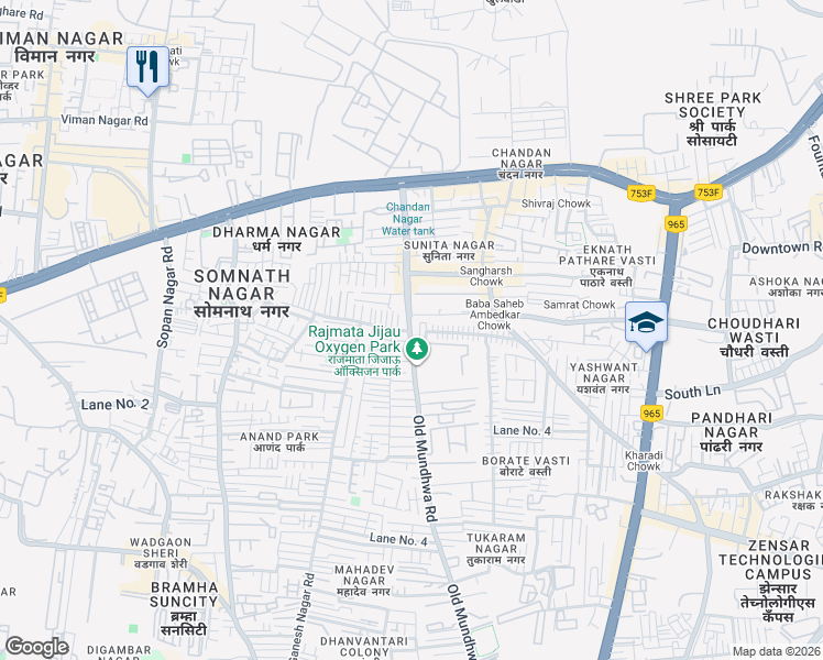 map of restaurants, bars, coffee shops, grocery stores, and more near in Pune