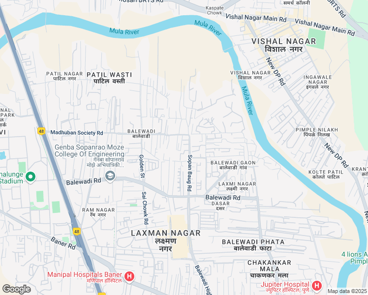 map of restaurants, bars, coffee shops, grocery stores, and more near in Pune