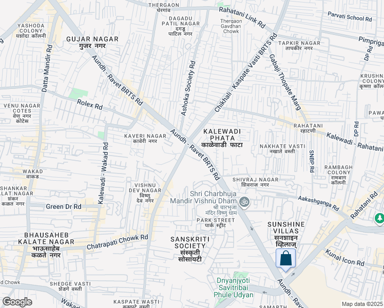 map of restaurants, bars, coffee shops, grocery stores, and more near in Pimpri-Chinchwad