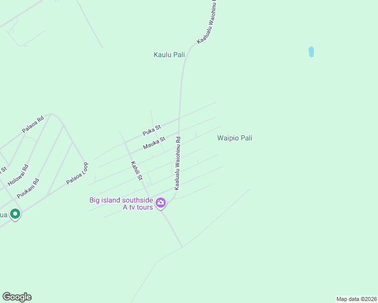 map of restaurants, bars, coffee shops, grocery stores, and more near 94-6278 Mark Twain Street in Naalehu
