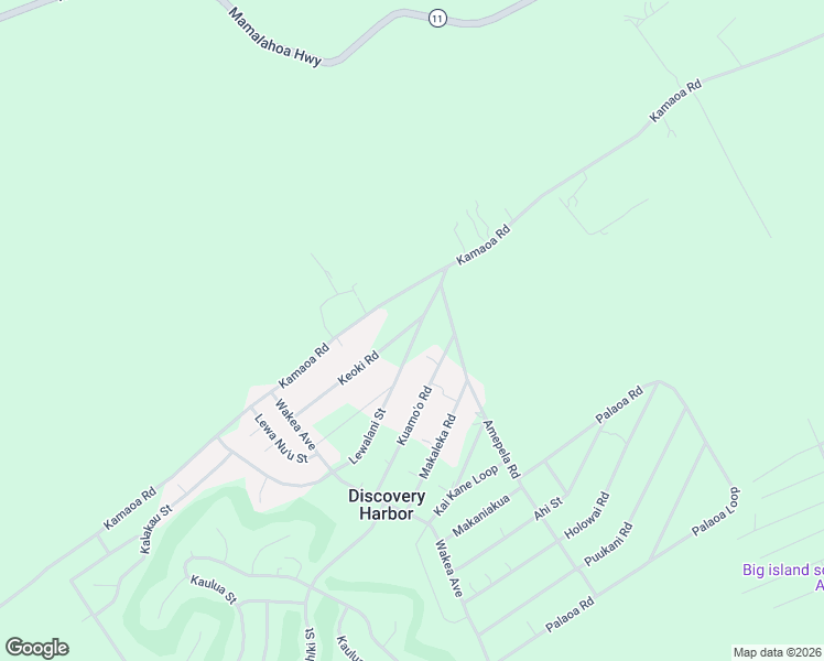 map of restaurants, bars, coffee shops, grocery stores, and more near 94-6540 Keoki Street in Naalehu