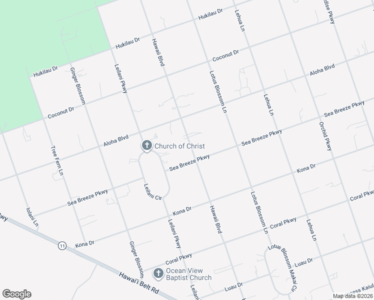 map of restaurants, bars, coffee shops, grocery stores, and more near 92-8979 Hawaii Boulevard in Ocean View