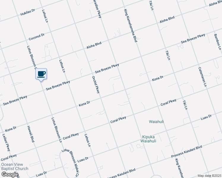 map of restaurants, bars, coffee shops, grocery stores, and more near 92-1729 Kona Drive in Captain Cook