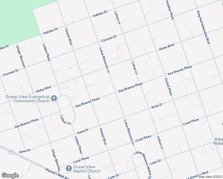 map of restaurants, bars, coffee shops, grocery stores, and more near 92-1644 Sea Breeze in Captain Cook