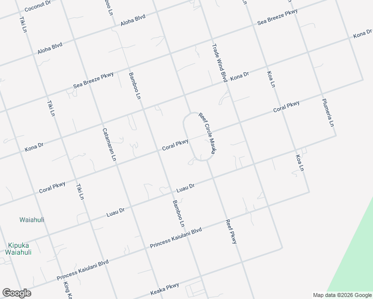 map of restaurants, bars, coffee shops, grocery stores, and more near 92-8380 Reef Circle Mauka in Mountain View