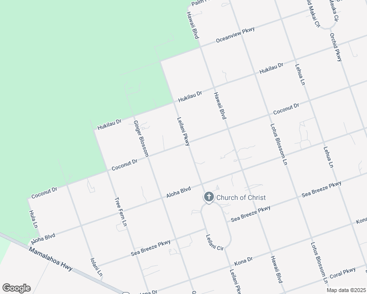 map of restaurants, bars, coffee shops, grocery stores, and more near 92-9061 Leilani Parkway in Captain Cook