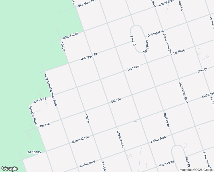 map of restaurants, bars, coffee shops, grocery stores, and more near 92-9132 Catamaran Lane in Captain Cook