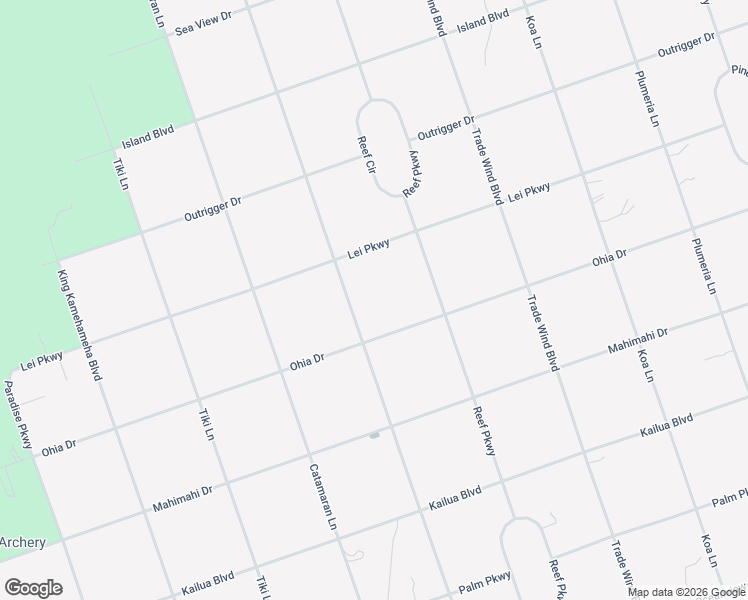 map of restaurants, bars, coffee shops, grocery stores, and more near 92-2465 Ohia Drive in Captain Cook