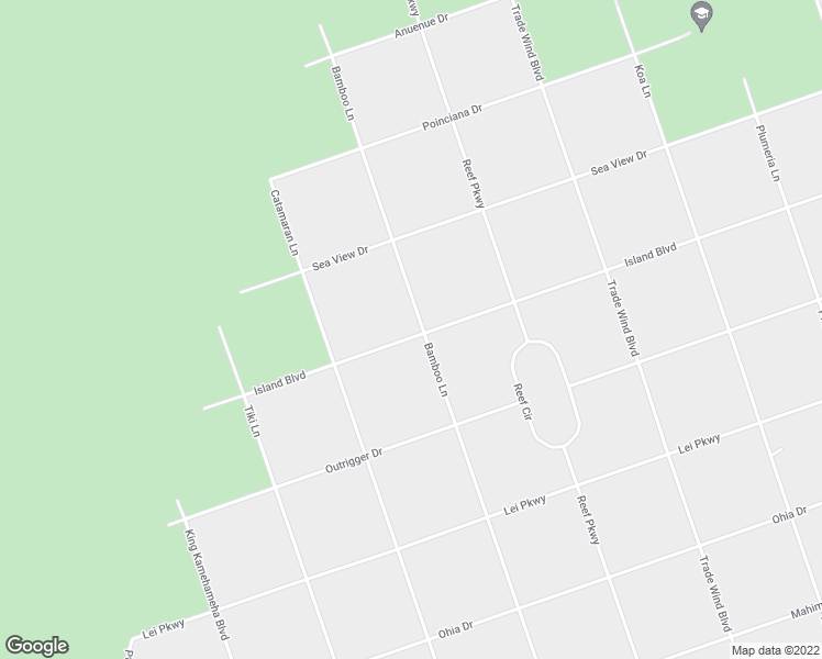 map of restaurants, bars, coffee shops, grocery stores, and more near 92-2593 Island Boulevard in Captain Cook