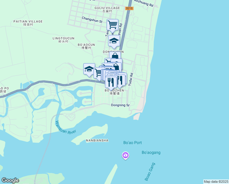 map of restaurants, bars, coffee shops, grocery stores, and more near in 