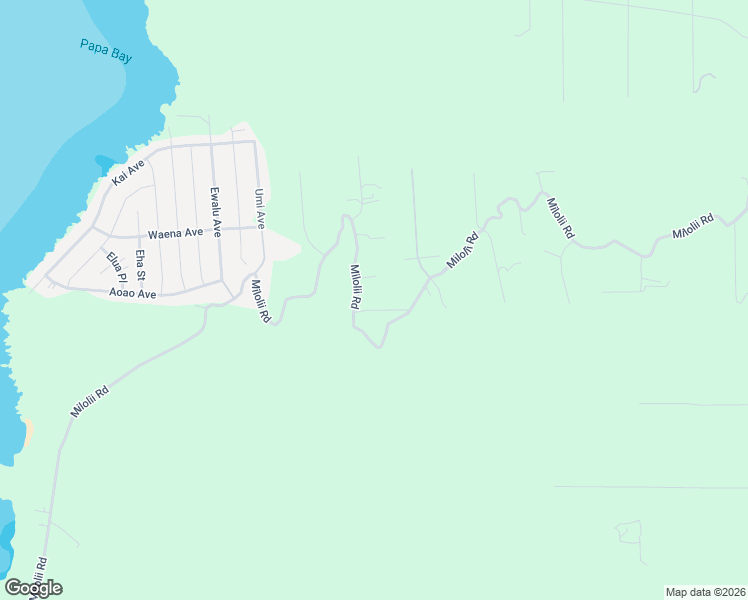 map of restaurants, bars, coffee shops, grocery stores, and more near 88-2117 Milolii Road in Captain Cook